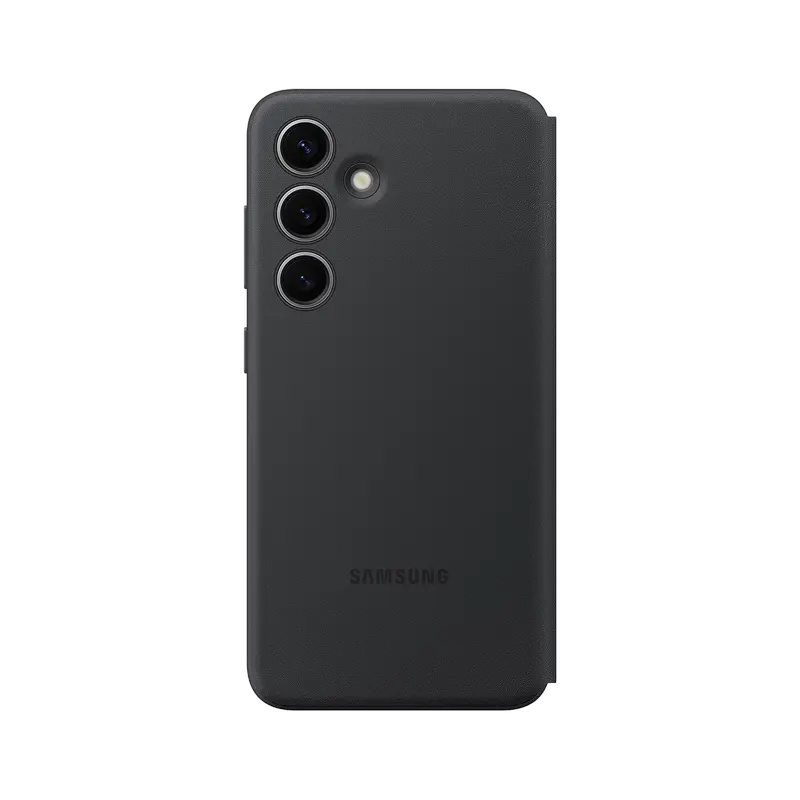 Husa Samsung Smart View Wallet pentru Galaxy S24, Negru