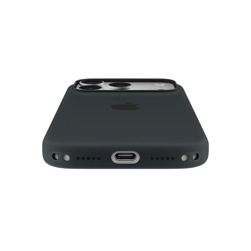 Чехол Apple iPhone 17 Pro Silicone Case with MagSafe, Чёрный