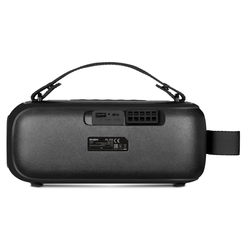 Boxă portabilă SVEN PS-255, Negru
