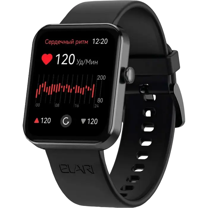 Ceasuri inteligente Elari Watch Lite, 46mm, Negru