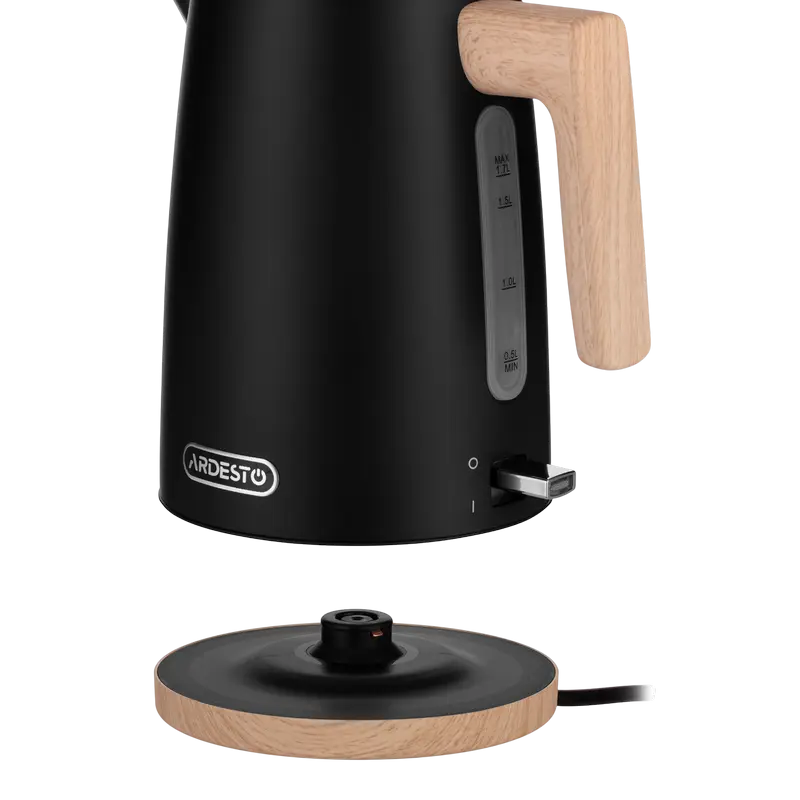 Fierbător electric Ardesto EKL-F420BWD, Negru