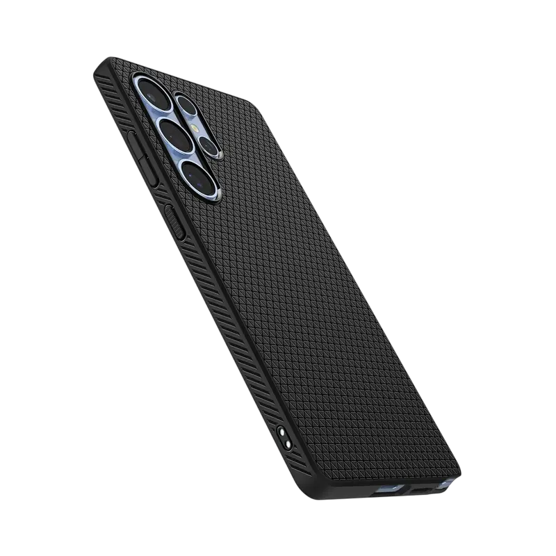Husă Spigen Liquid Air pentru Samsung Galaxy S25 Ultra, Negru mat