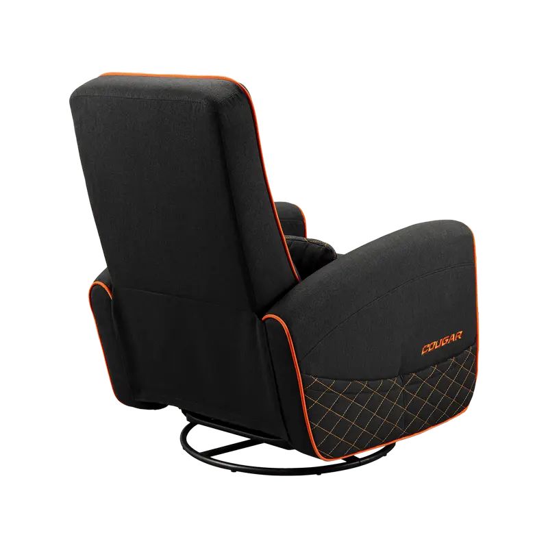 Scaun Gaming Cougar FIDOM, Imitație de in, Negru | Portocaliu