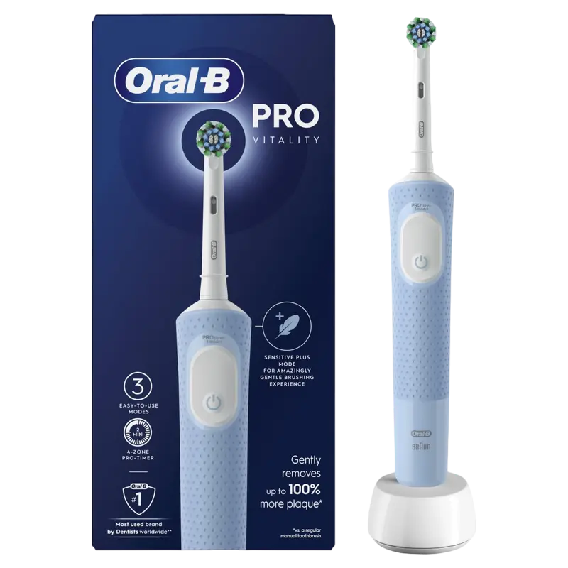 Periuță de dinți electrică Braun D103.413.3 Vitality Pro, Albastru