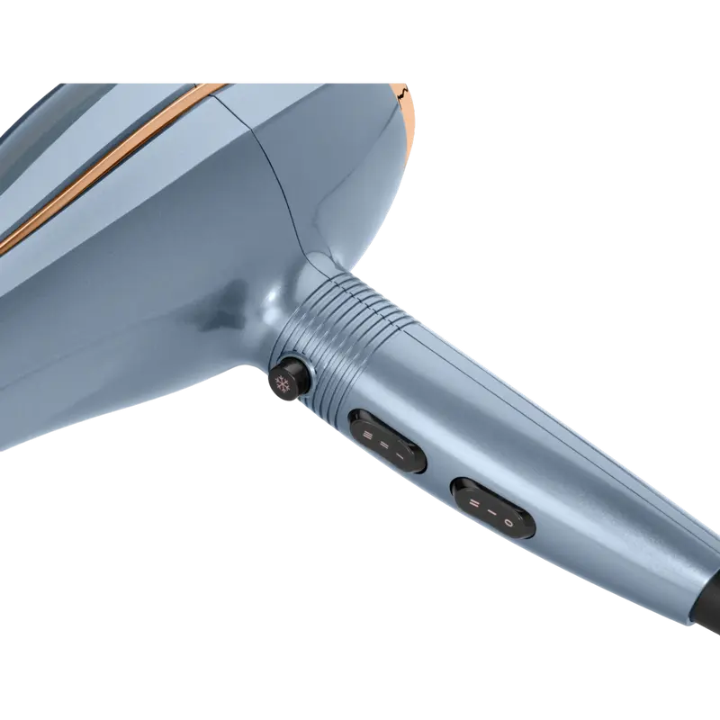 Uscător de păr BaByliss D251PE, 2200W, Albastru deschis