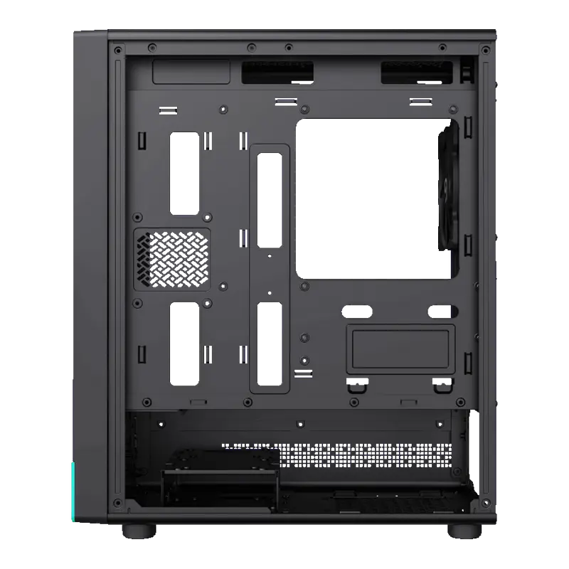 Carcasă PC Gamemax Focus MB, Micro-ATX, Fără PSU, Negru