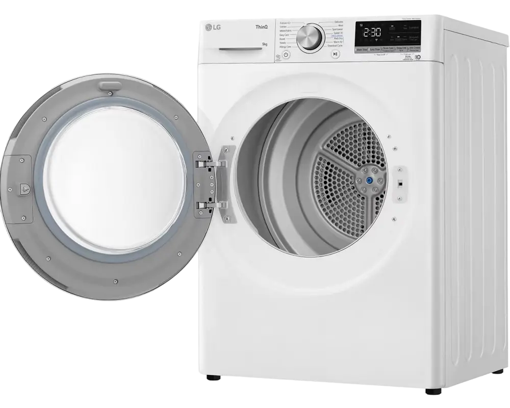 Uscător de rufe LG RH90V5AV6N, 9kg, Alb