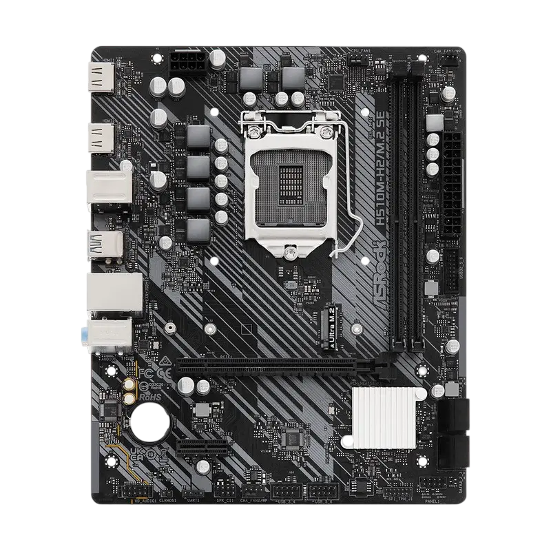 Материнская плата ASRock H510M-H2/M.2 SE, LGA1200, Intel H470, Micro-ATX