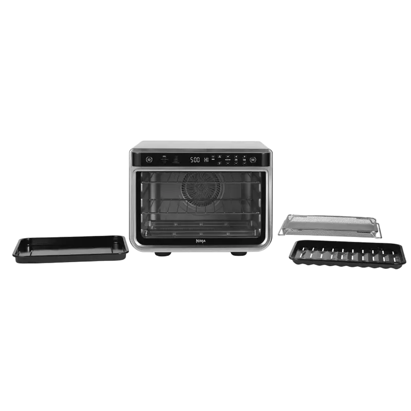 Cuptor Electric Ninja DT200EU, Negru | Argintiu