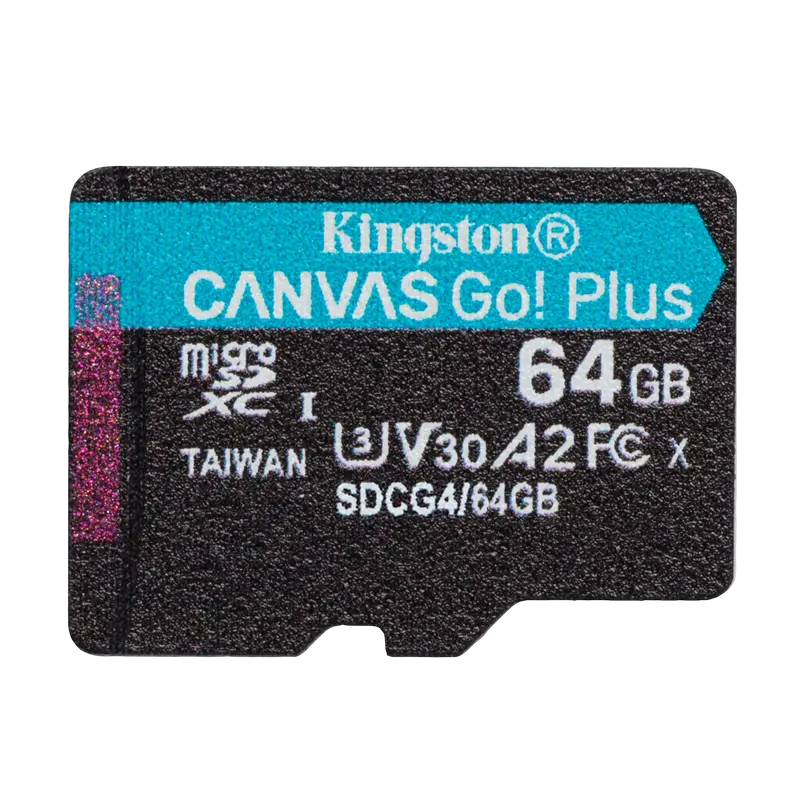 Card de Memorie Kingston Canvas Go! Plus, 64GB (SDCG4/64GB)