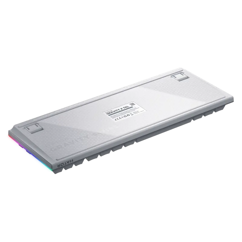 Клавиатура HATOR Gravity X TKL, Проводное, Белый