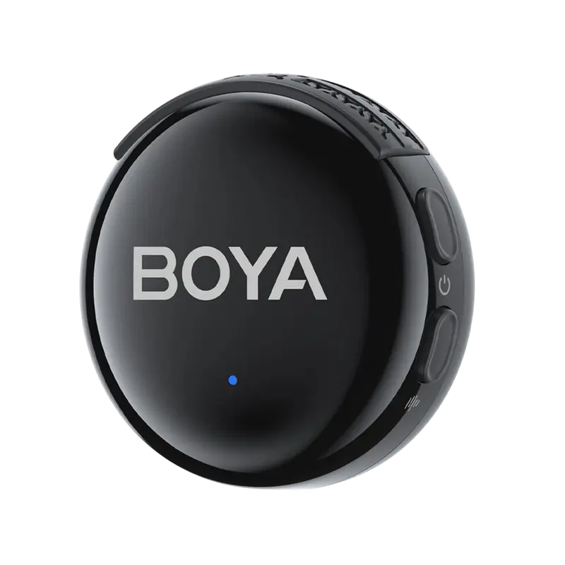 Microfon portabil pentru înregistrare vocală Boya Boyalink3-01, Fără fir, Negru