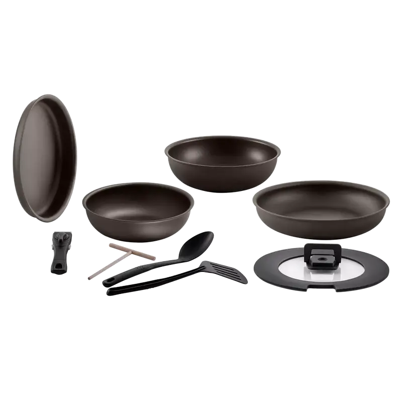 Set de vase Polaris EasyKeep-9D, Marron