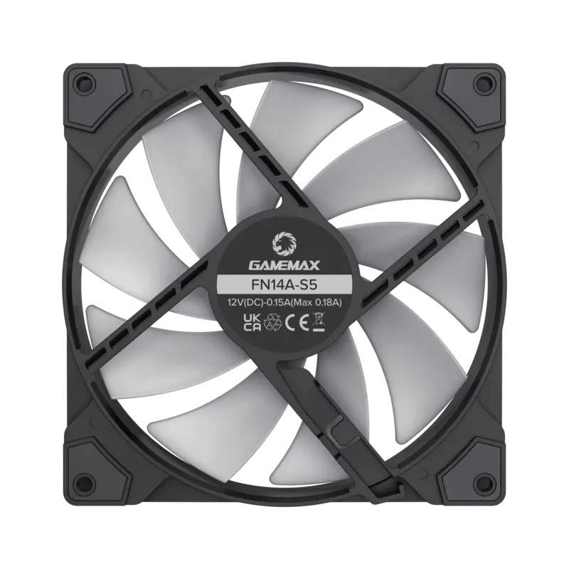 Ventilator pentru PC Gamemax FN14A-S5, 140 mm