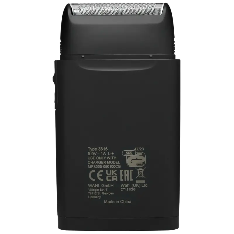 Aparat de ras electric WAHL 3616-0470, Negru