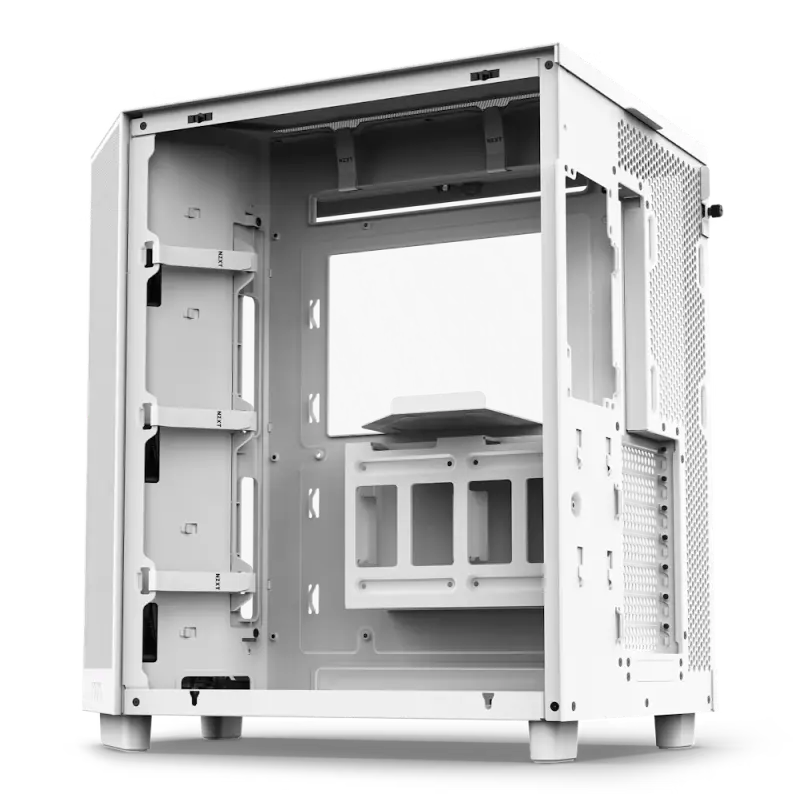 Компьютерный корпус NZXT H6 Flow, Midi-Tower, Без блока питания, Белый