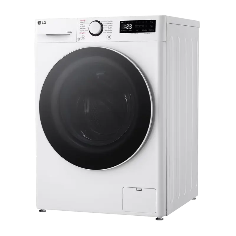 Mașină de spălat și uscat LG F4DR510S0W, 10kg, Alb
