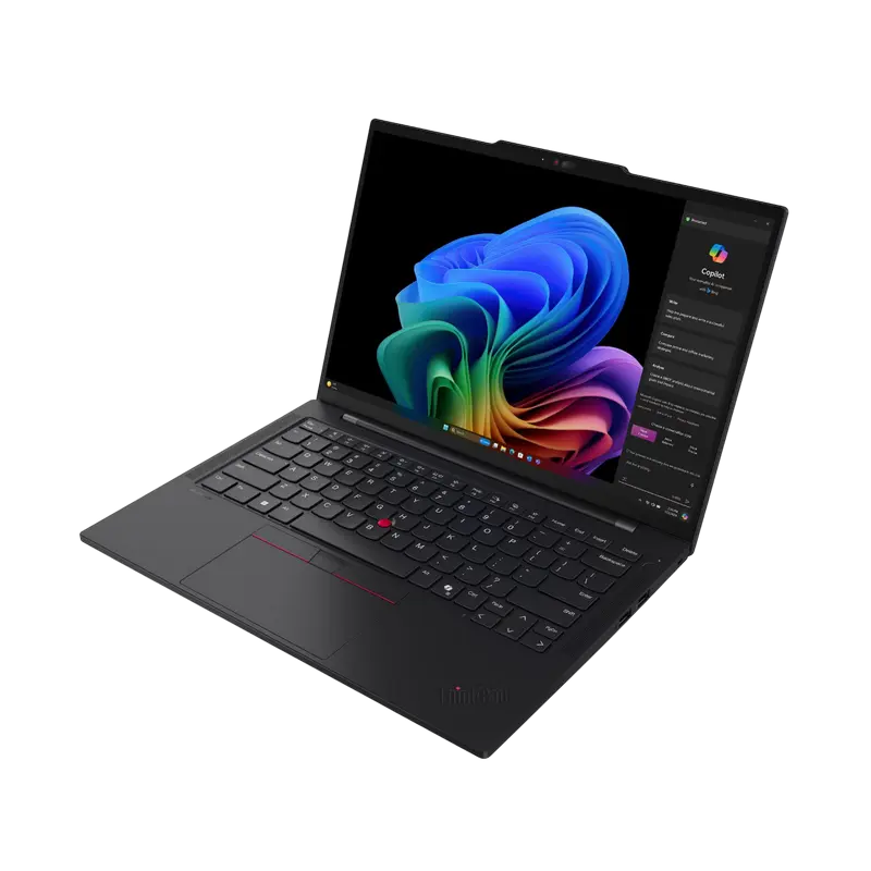 Ноутбук для бизнеса 14" Lenovo ThinkPad T14s Gen 6 (Snapdragon), Чёрный, Qualcomm Snapdragon X Elite X1E-78-100, 32Гб/1024Гб, Windows 11 Pro