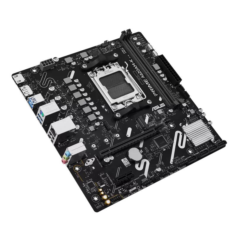 Placă de bază ASUS PRIME A620AM-K, AM5, AMD A620A, Micro-ATX