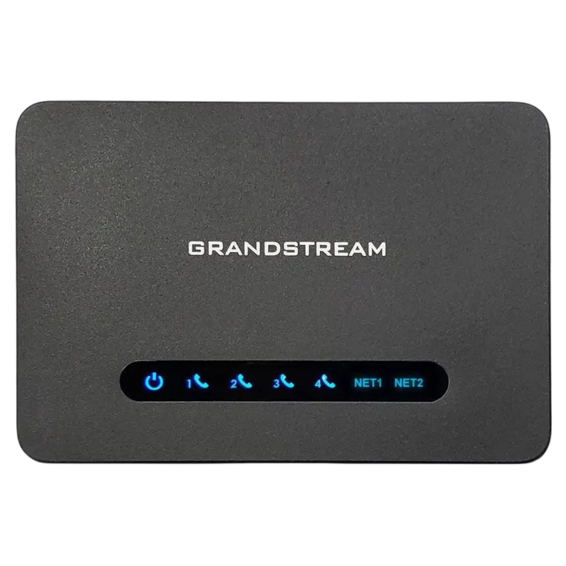 VoIP-маршуризатор  Grandstream HT814 v2, Черный