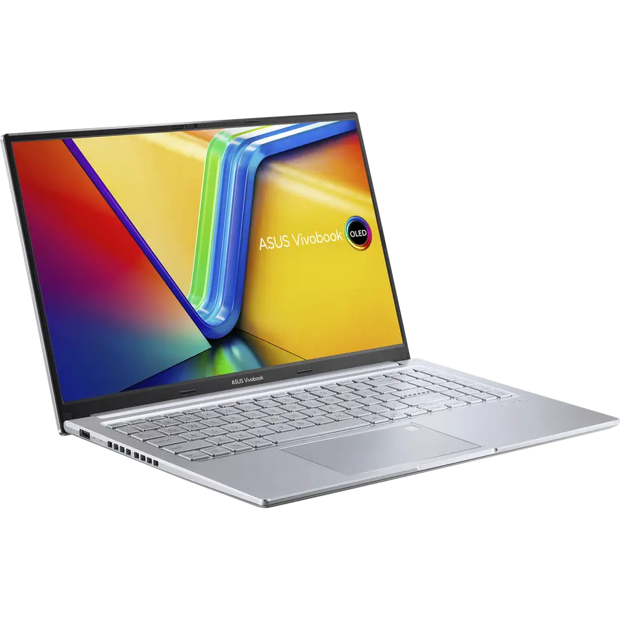 Laptop 15,6" ASUS Vivobook 15 OLED M1505YA, Cool Silver, AMD Ryzen 7 7730U, 16GB/1024GB, Fără SO