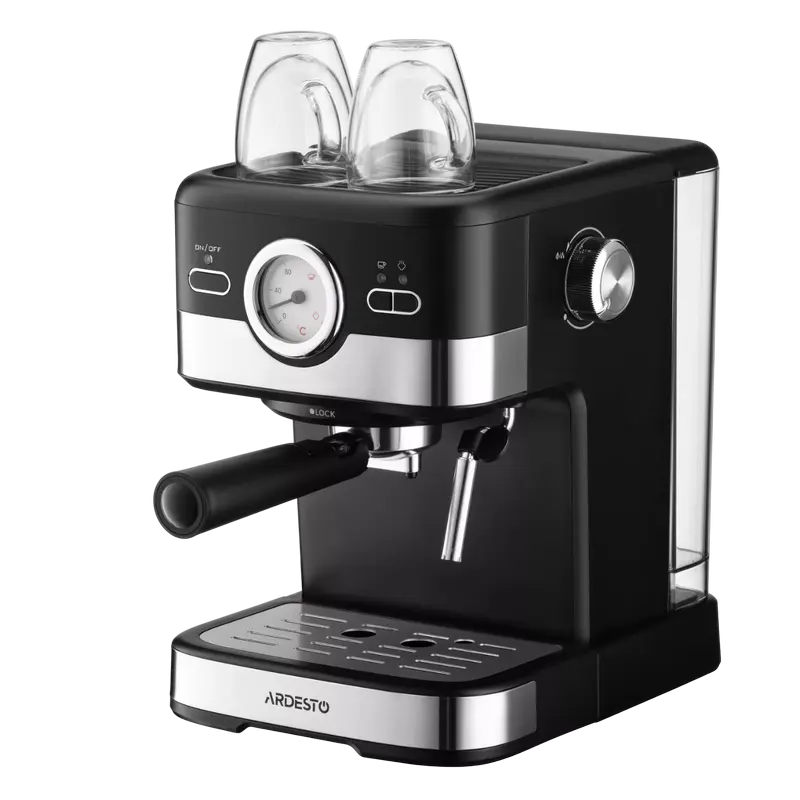Cafetiera manuala Ardesto YCM-E16B, 1100W, Negru