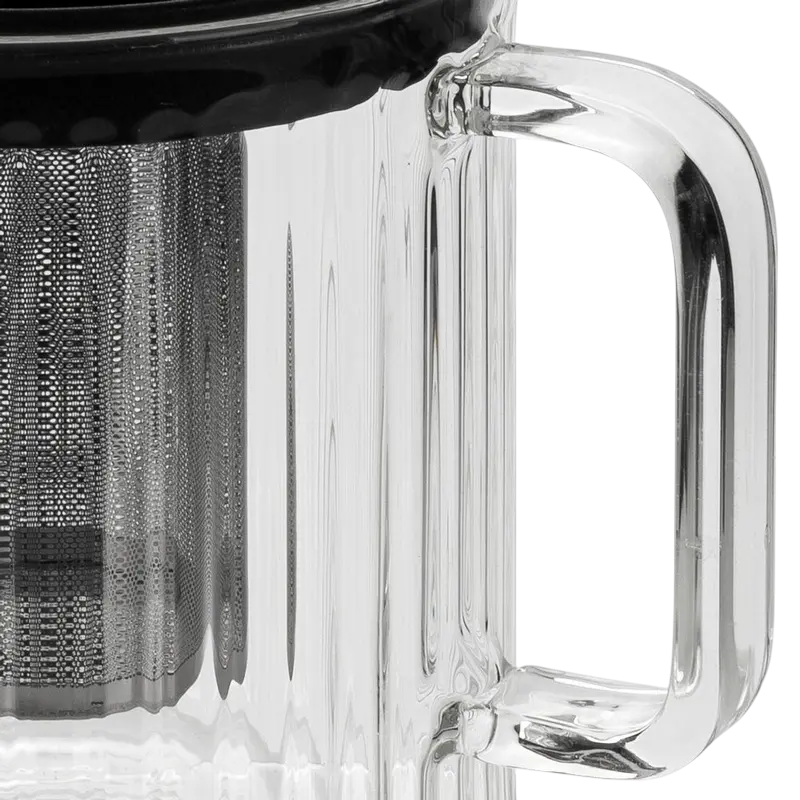 Ceainic cu infuzor RESTO 90517, 1L, Negru