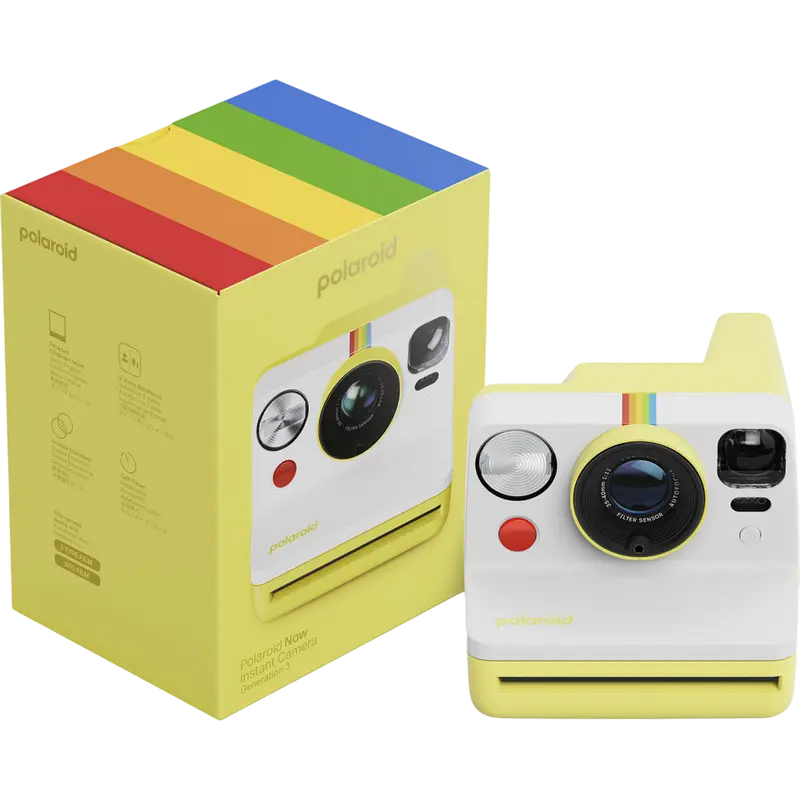 Cameră Foto Polaroid Now Gen 3, Galben