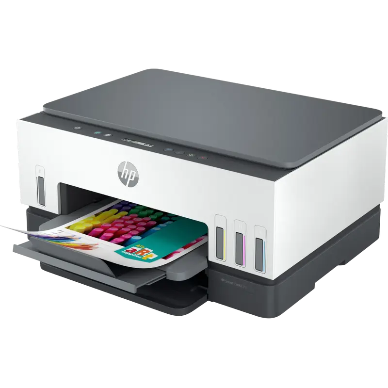 MFP HP Smart Tank 670, Alb | Gri