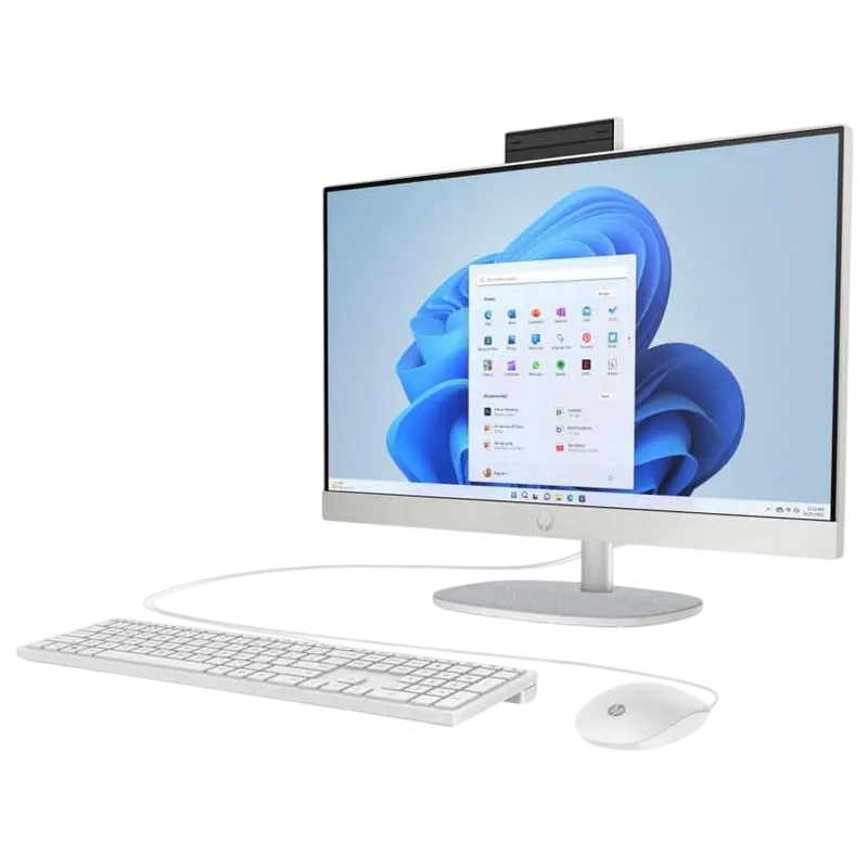 Моноблок HP 27-cr1060ci , 27", Intel Core Ultra 5 125U, 16Гб/512Гб, FreeDOS, Shell White