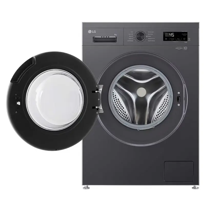 Mașină de spălat LG F84B15MBS, 8kg, Gri