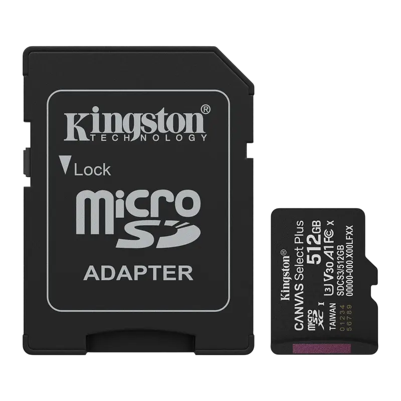 Cumpara  Carduri de memorie - Карта памяти Kingston Canvas Select Plus, 512..