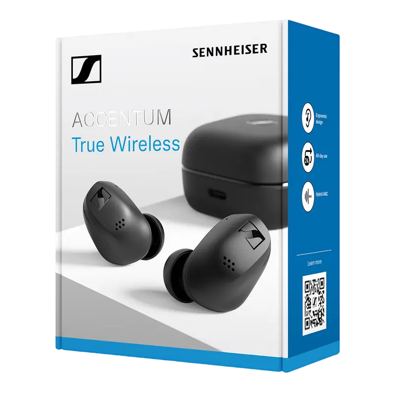 Căști Sennheiser Accentum TWS, Negru