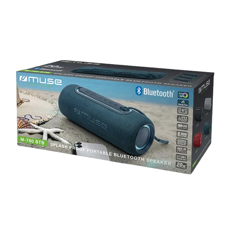 Boxă portabilă MUSE M-780 BTB, Albastru