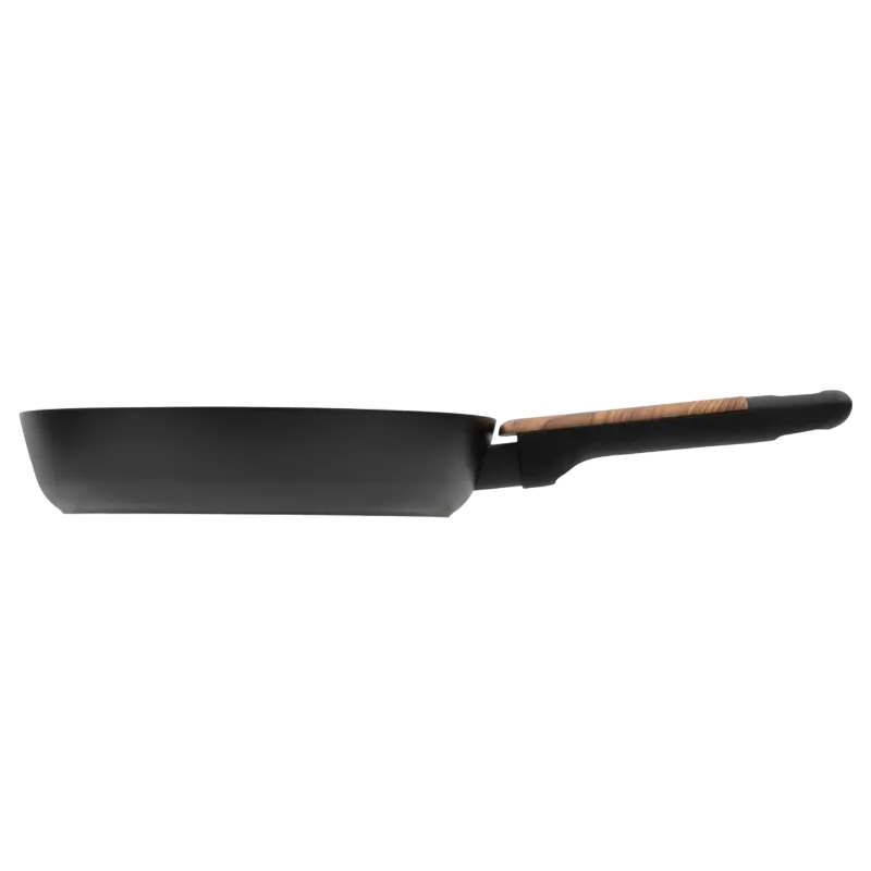 Tigaie RESTO 93183, 24cm, Negru