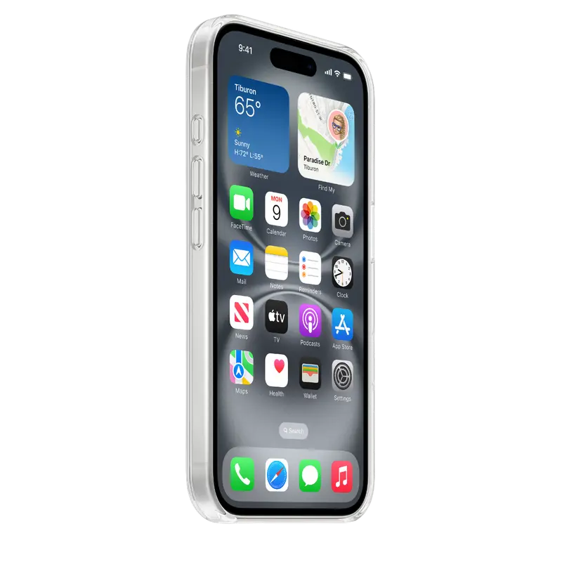 Husa Apple iPhone 16 Clear Case cu MagSafe, Transparent