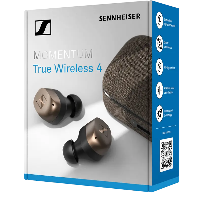 Căști Sennheiser Momentum 4 TWS, Negru | Cupru