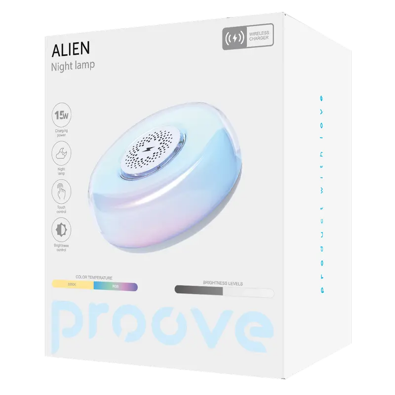 Lampă de noapte Proove Alien, Alb