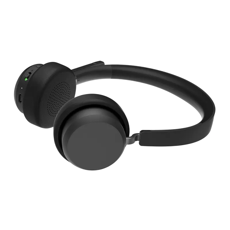 Căști Lenovo VoIP Teams Wireless, Negru