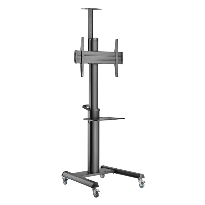 Suport pentru TV pe picior Reflecta 70VCB-Shelf, Negru