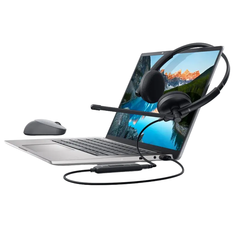 Căști DELL WH1022, Negru