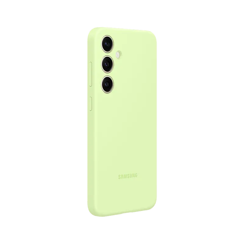 Husa Samsung Silicone Cover Galaxy S24+, Verde deschis