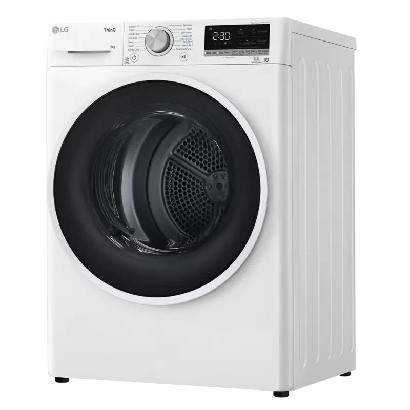 Uscător de rufe LG RH90V5AV6N, 9kg, Alb