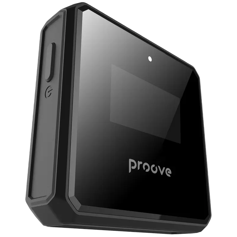 Microfon portabil pentru înregistrare vocală Proove Forum, Fără fir, Negru