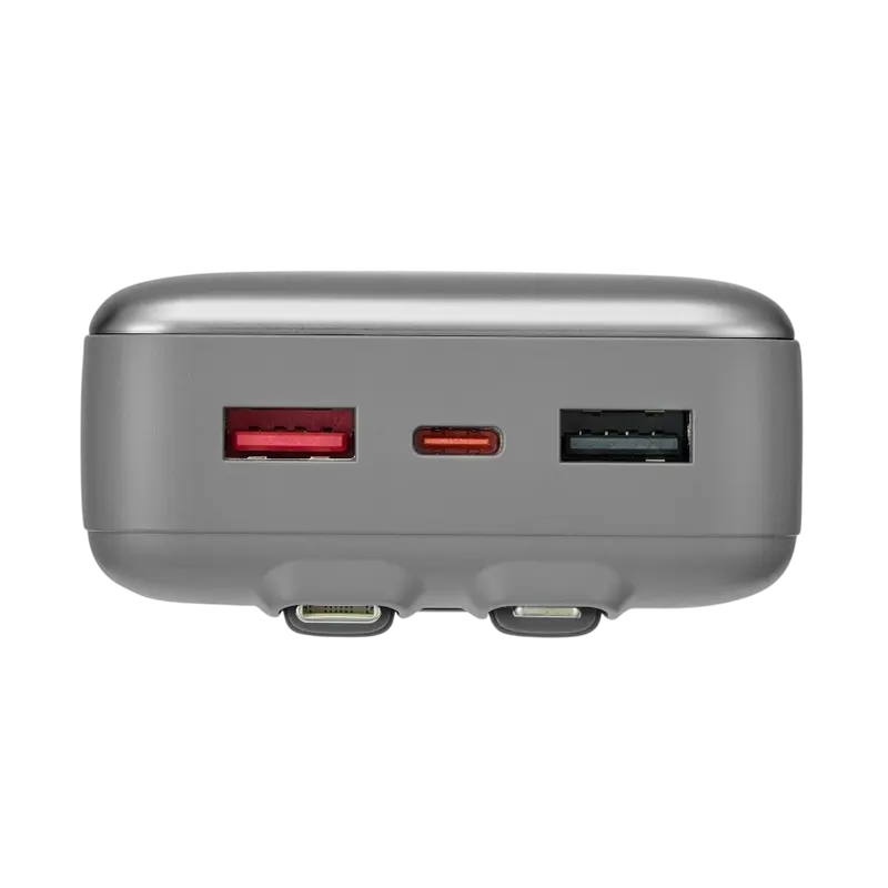 Încărcător portabil Rivacase VA2612, 20000mAh, Argintiu
