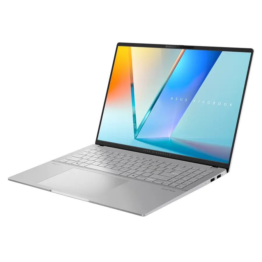 Laptop 16" ASUS Vivobook S 16 OLED M5606WA, Cool Silver, AMD Ryzen AI 9 HX 370, 32GB/1024GB, Fără SO
