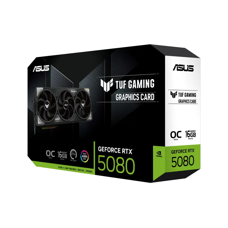 Placă Video ASUS TUF Gaming RTX5080, 16GB GDDR7 256bit