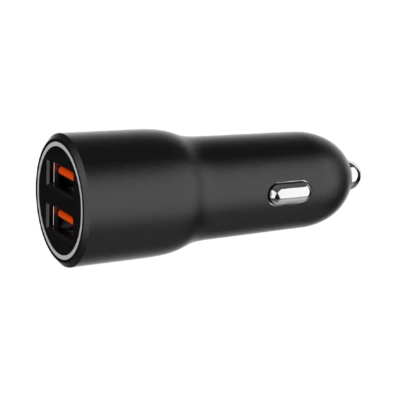 Încărcător auto Gembird TA-UC-A2QC36-CAR-01, 36W, Negru