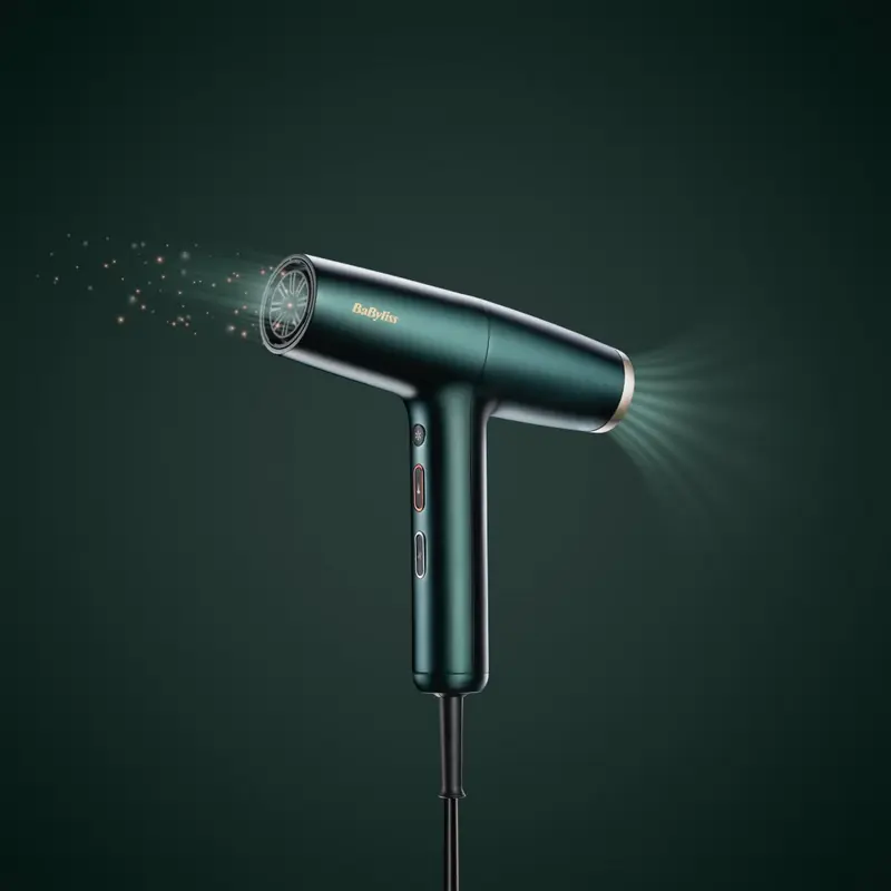 Uscător de păr BaByliss D6555DE, 1700W, Verde