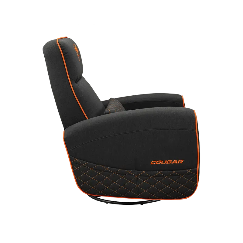 Scaun Gaming Cougar FIDOM, Imitație de in, Negru | Portocaliu